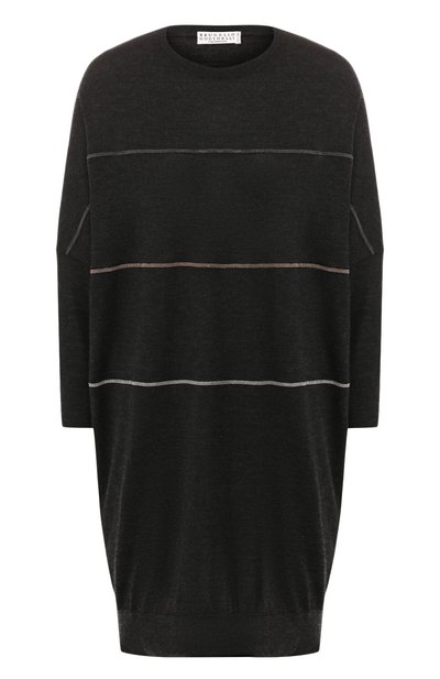 Женский пуловер из смеси кашемира и шелка BRUNELLO CUCINELLI, арт. M13861230