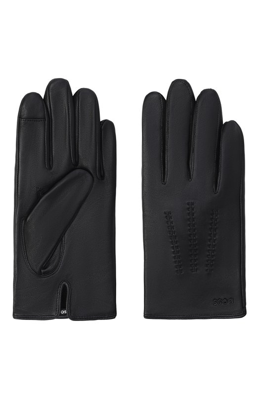 Кожаные перчатки BOSS 50496604 Чёрный  50496604 Фото 2