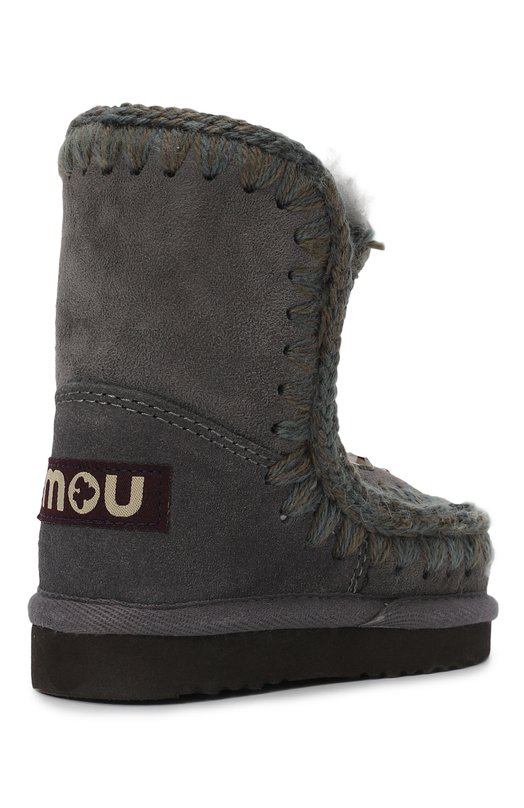Замшевые сапоги Mou Серый, фото 3