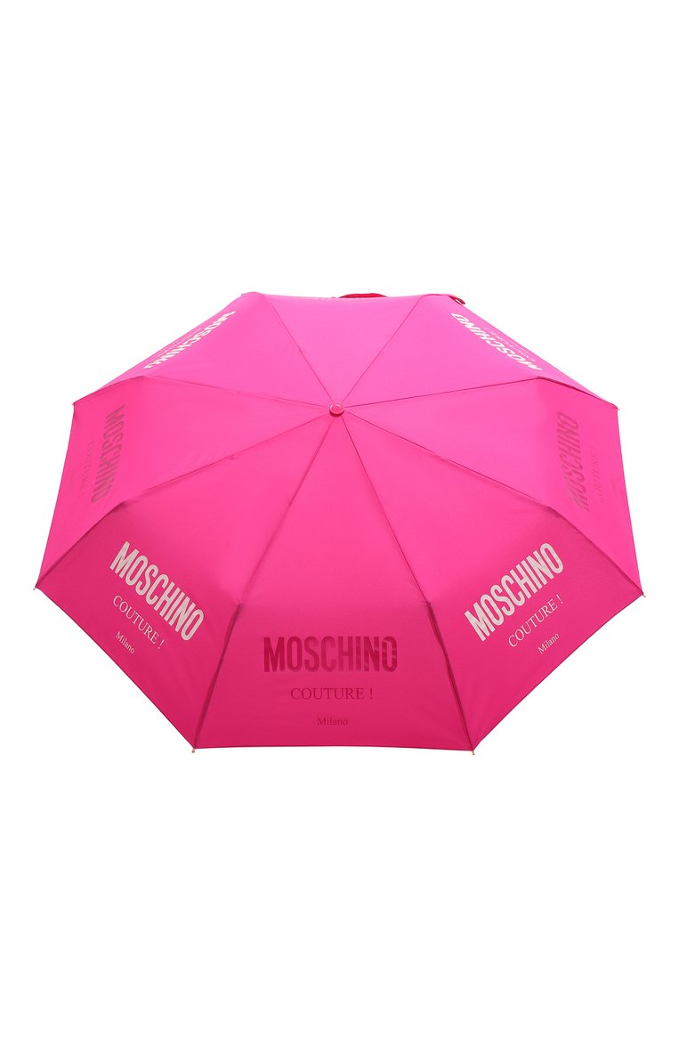 Женский складной зонт MOSCHINO фуксия цвета, арт. 8870-0PENCL0SEJ | Фото 1 (Материал: Металл, Текстиль, Синтетический материал; Нос: Не проставлено)