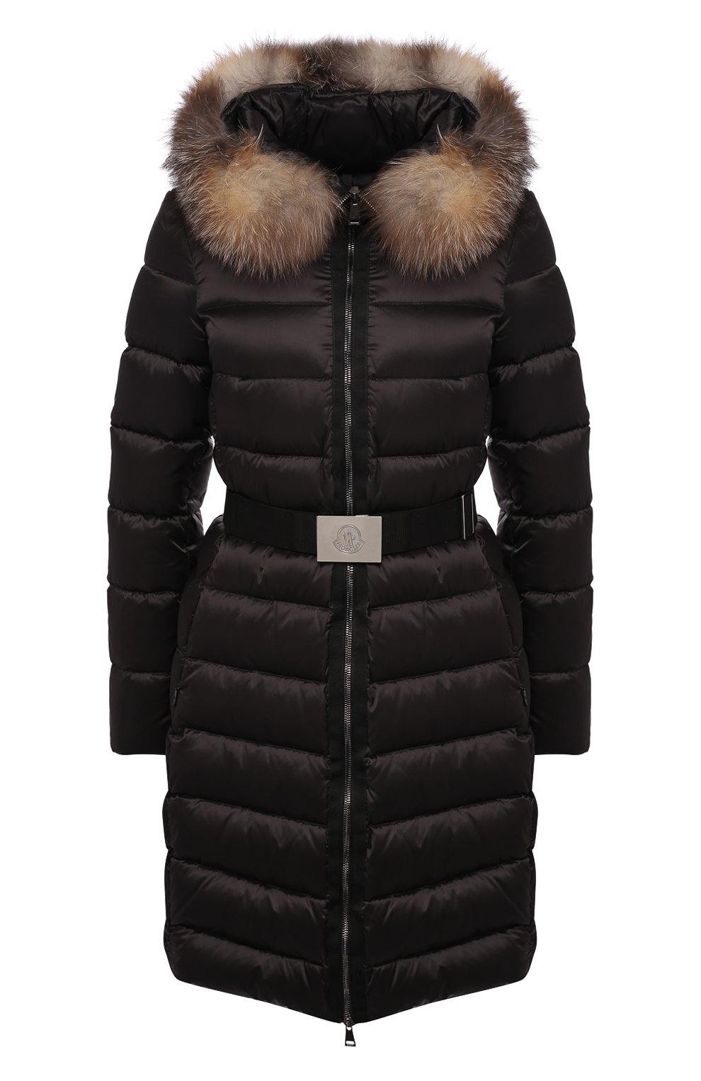Стеганый пуховик tinuviel MONCLER черного цвета по цене 125500 руб., арт. B2-093-49330-20-57869, фото 1 Стеганый пуховик tinuviel MONCLER, арт. B2-093-49330-20-57869, фото 1