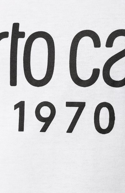 Хлопковая футболка ROBERTO CAVALLI, арт. IQT680/JD060, фото 5