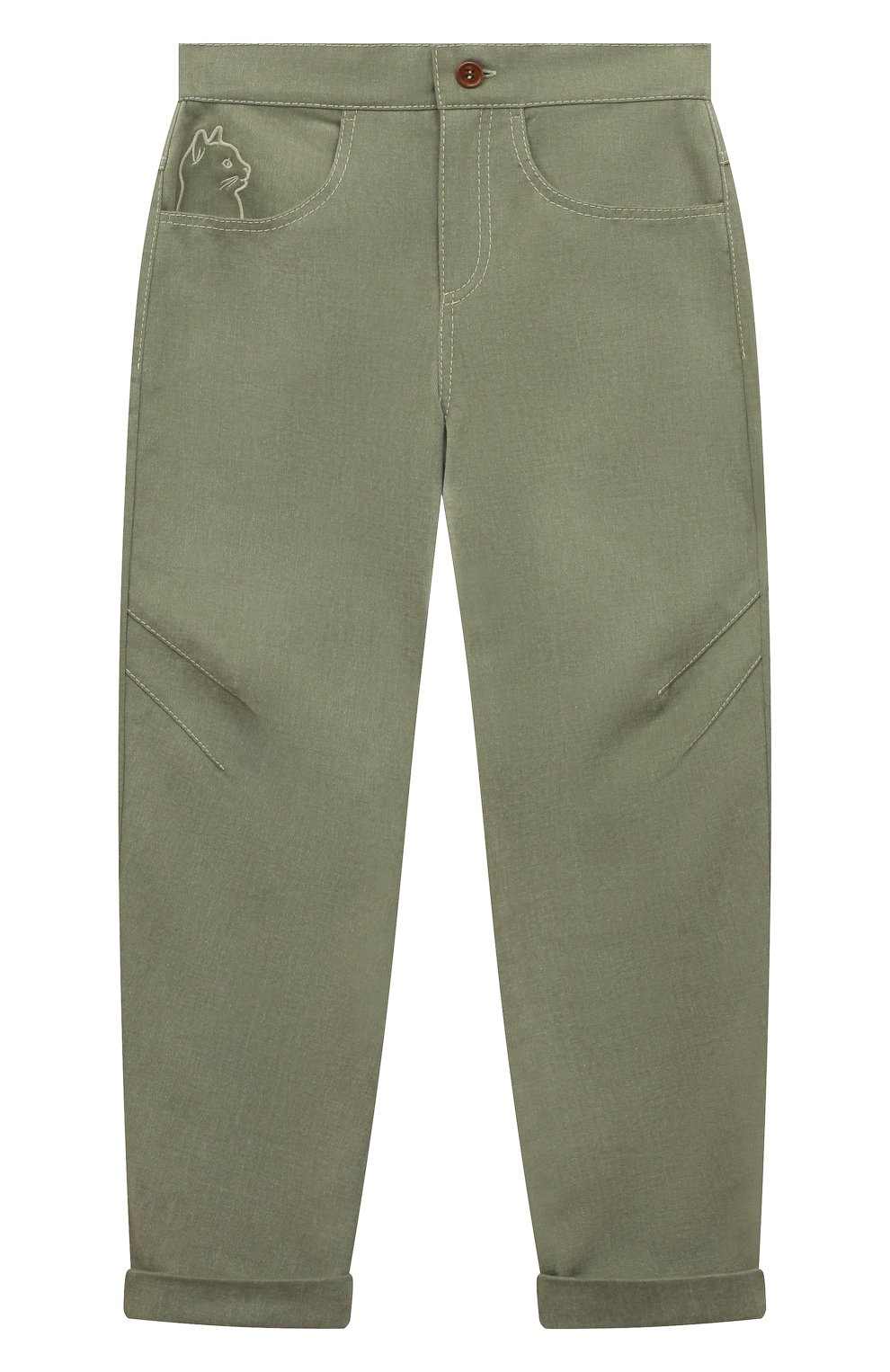 Хлопковые брюки ULYANA SERGEENKO, арт. PNT002KD21P (0810б21), фото 1