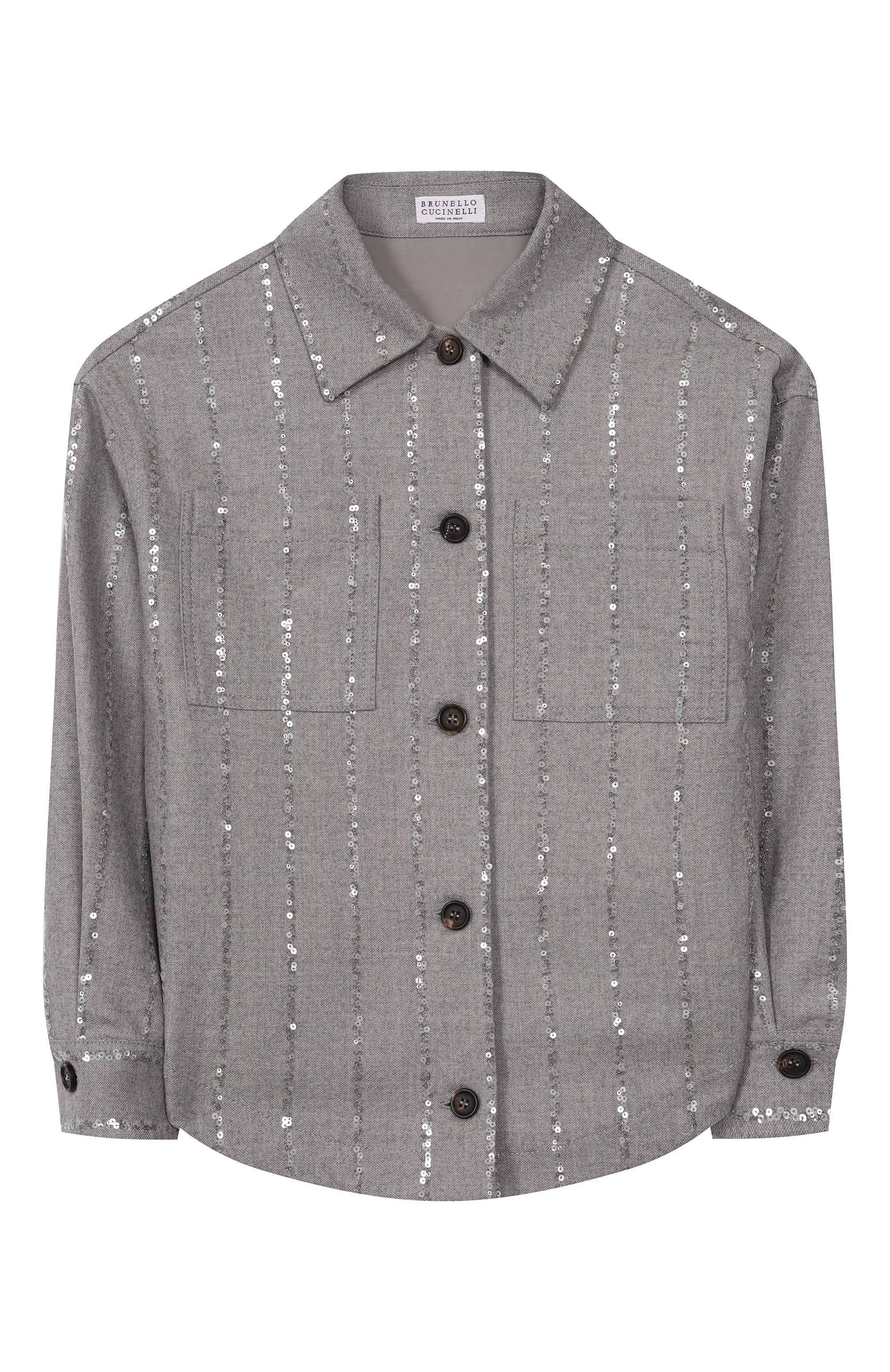 Шерстяная рубашка BRUNELLO CUCINELLI, арт. BB122S004A, фото 1