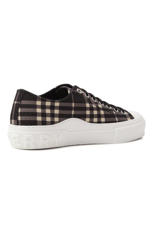 Текстильные кеды Burberry 8107495 Серый  8107495 Фото 5