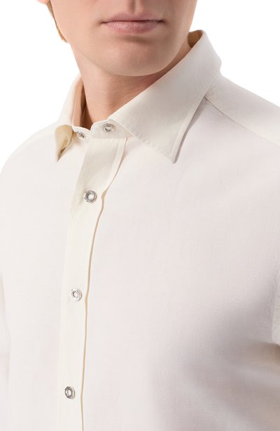 Рубашка из хлопка и льна STEFANO RICCI, арт. MC007956/BX2928, фото 5