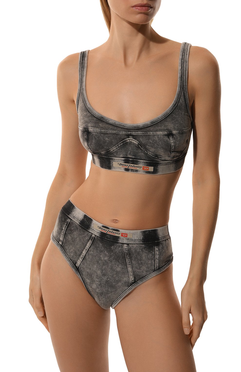 Трусы-слипы DIESEL серого цвета по цене 4995 руб., арт. A14320/0SHAN, фото 2 Трусы-слипы DIESEL, арт. A14320/0SHAN, фото 2