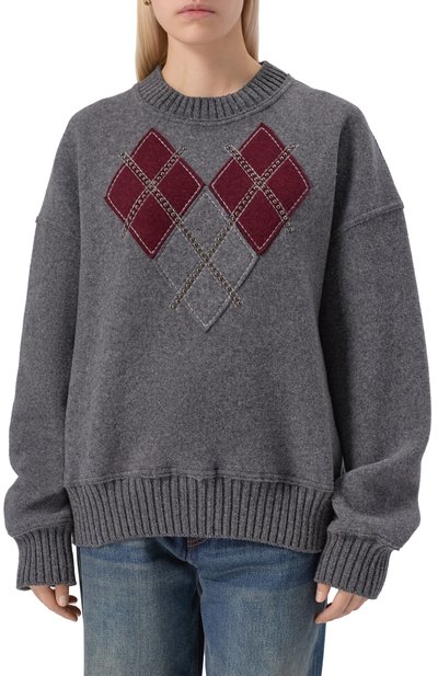 Шерстяной пуловер N21, арт. E021/4602, фото 3