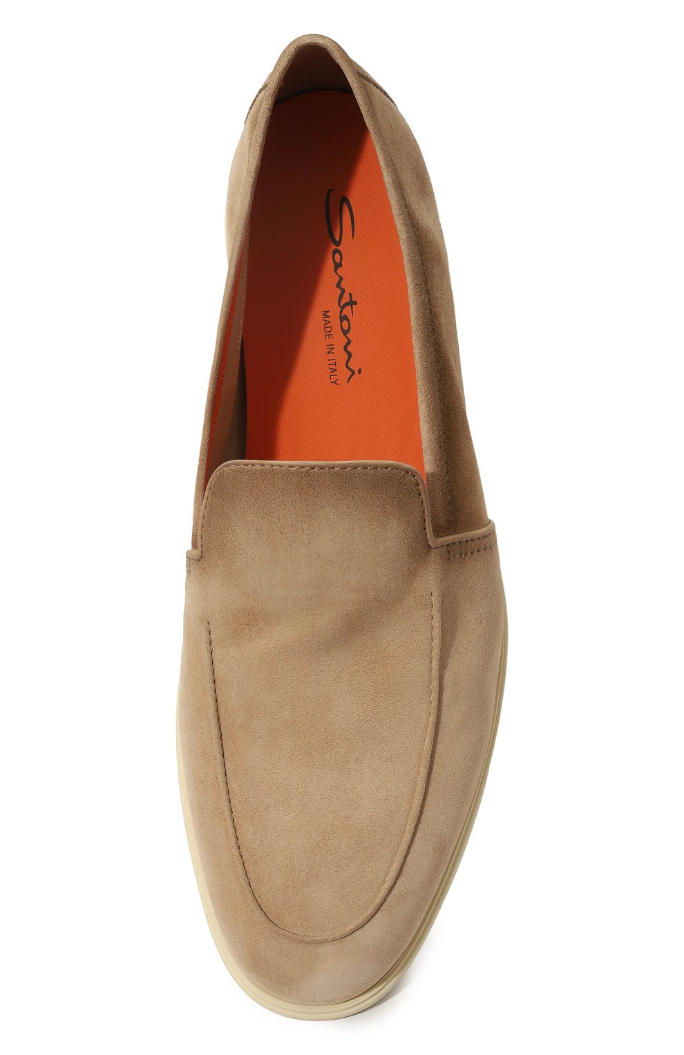 Замшевые лоферы malibu SANTONI, арт. MGAG18829TICSTZ0U60, фото 6