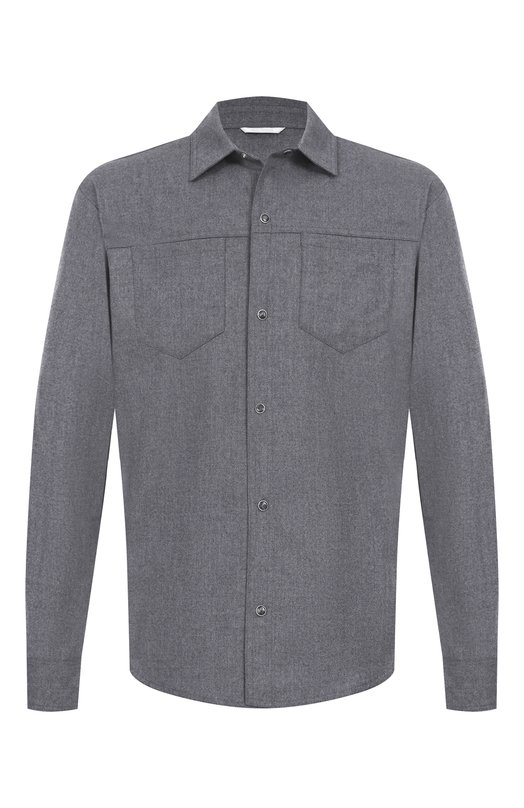 Кашемировая рубашка Marco Pescarolo ZEUS/5243 Серый ZEUS/5243