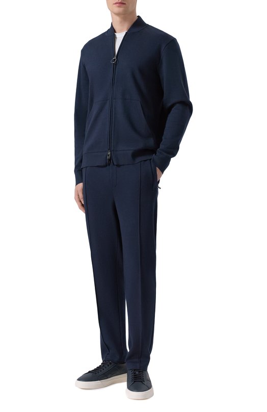 Брюки из хлопка и кашемира Windsor FL0RIN0-LP/30047087 Синий  FL0RIN0-LP/30047087 Фото 2