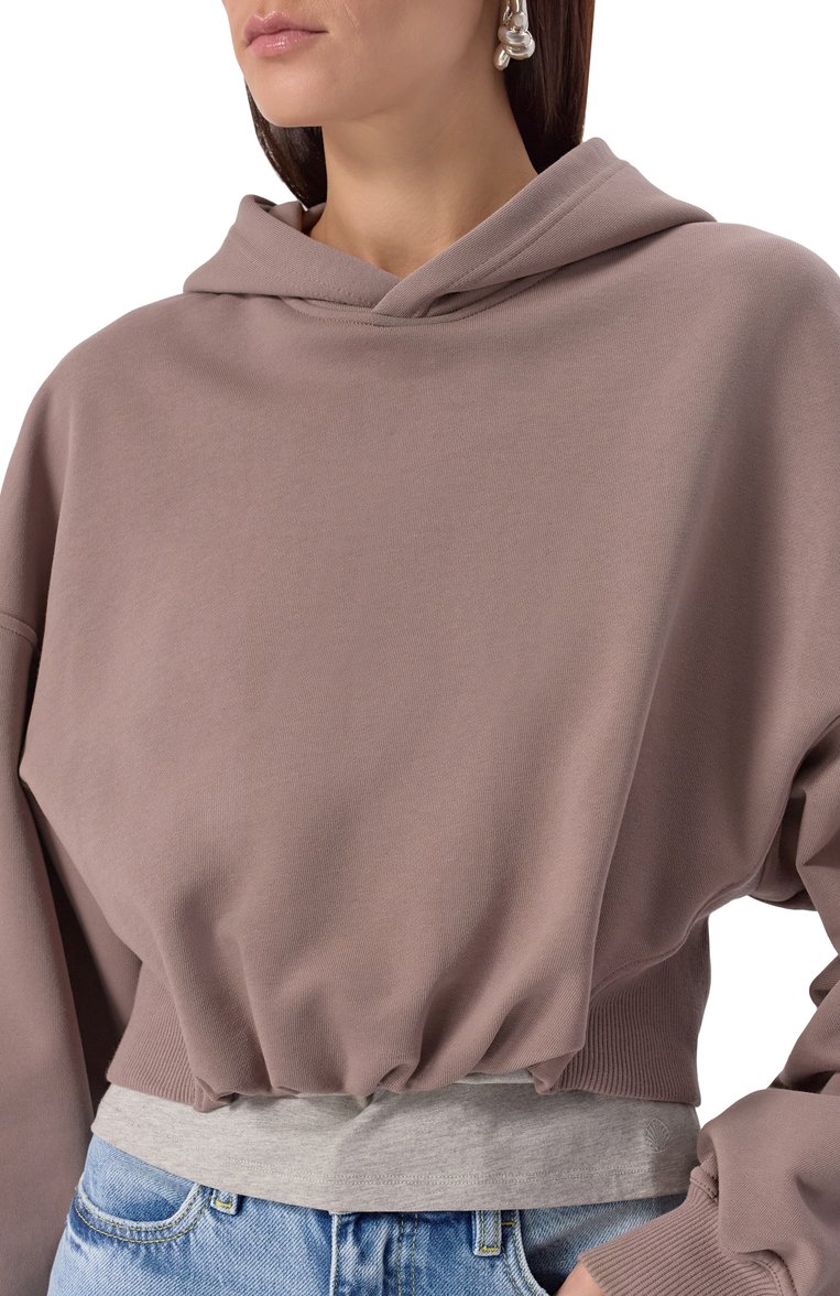 Хлопковое худи LOW CLASSIC, арт. LW251TS01RB, фото 1