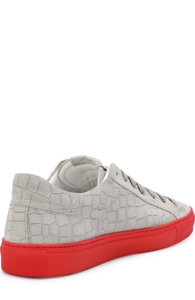 Замшевые кеды HIDE AND JACK, арт. CRCLGRYRED, фото 4