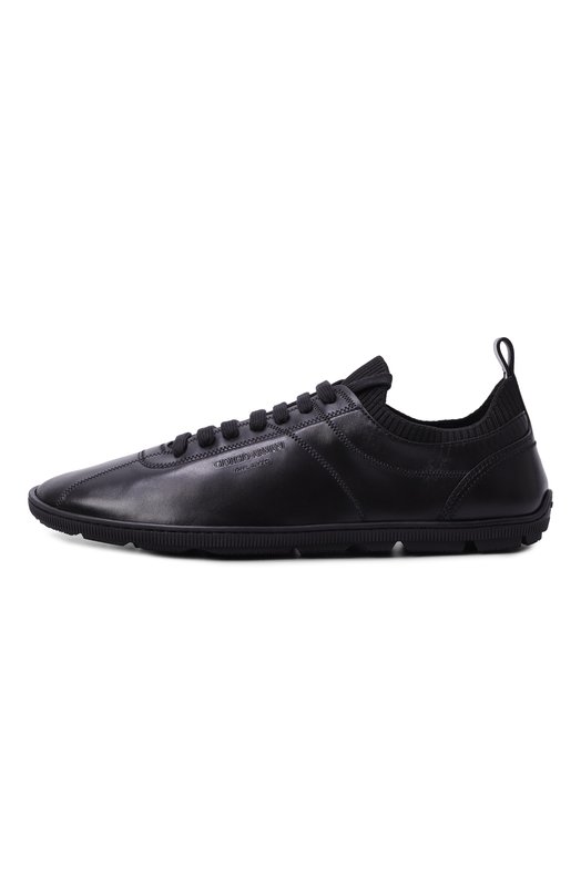 Кожаные кеды Giorgio Armani GM001698/AF20299 Чёрный  GM001698/AF20299 Фото 4