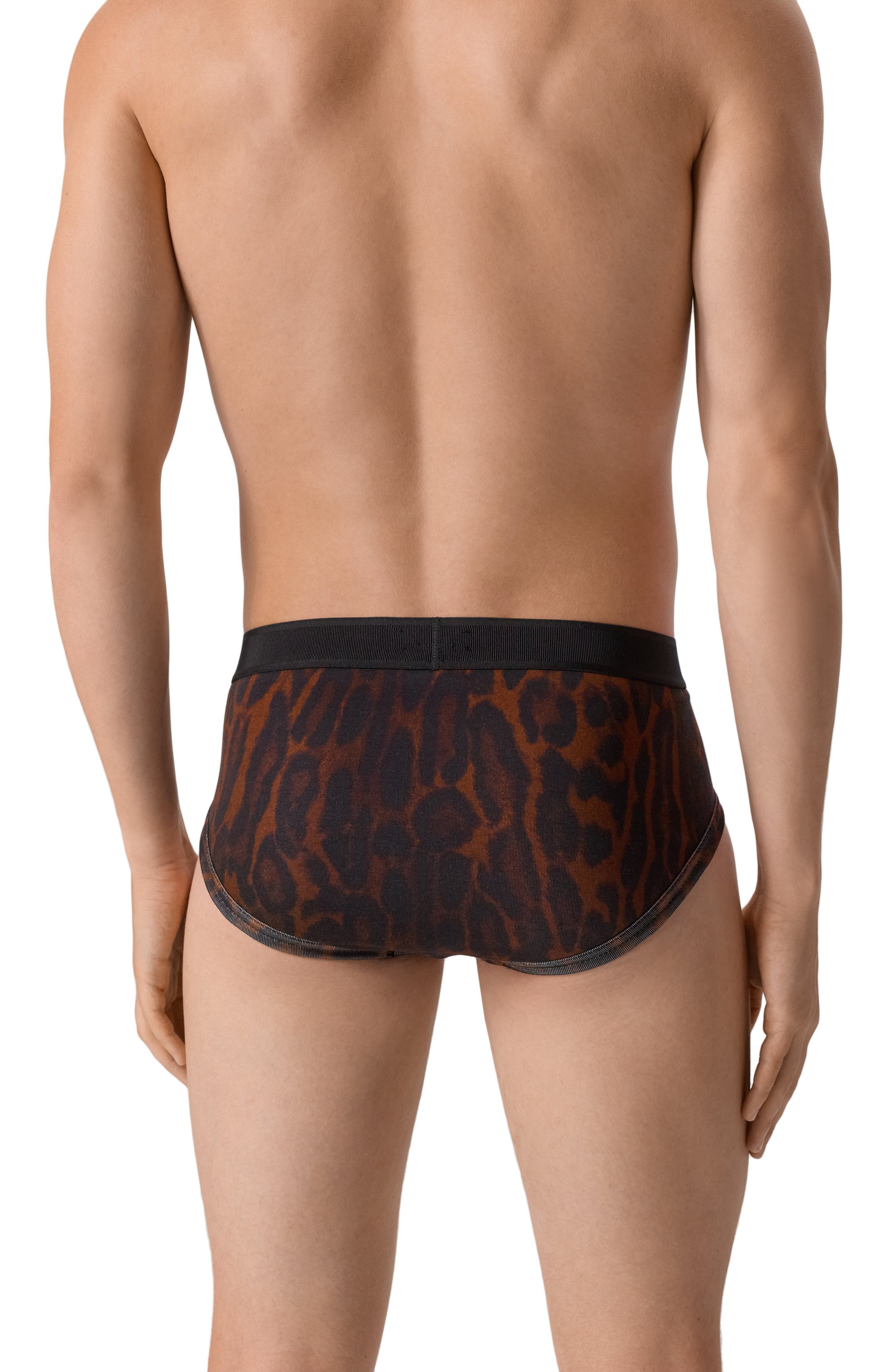 Хлопковые брифы TOM FORD темно-коричневого цвета по цене 15800 руб., арт. T4LC1206, фото 3 Хлопковые брифы TOM FORD, арт. T4LC1206, фото 3