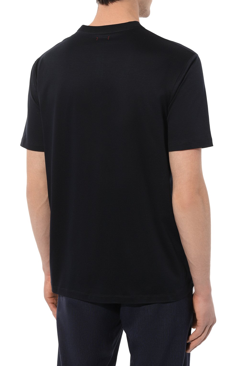 Хлопковая футболка KITON, арт. UMC023H08800, фото 4