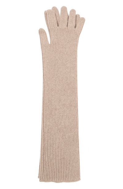 Перчатки из шерсти и кашемира ELEVENTY бежевого цвета по цене 13800 руб., арт. H81ACCH08/MAG0H077, фото 1 Перчатки из шерсти и кашемира ELEVENTY, арт. H81ACCH08/MAG0H077, фото 1