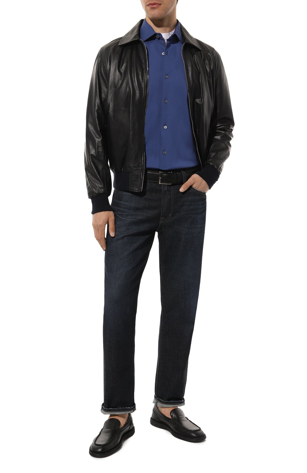 Хлопковая рубашка ZEGNA, арт. UDX18A7/SRF5, фото 2