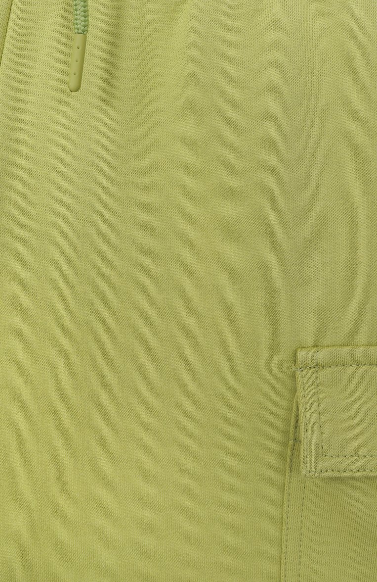 Детские хлопковые шорты-карго KENZO салатового цвета, арт. K61200 | Фото 3 (Материал внешний: Хлопок; Нос: Не проставлено; Случай: Повседневный; Ростовка одежда: 3 года | 98 см, 7 лет | 122 см, 5 лет | 110 см, 9 лет | 134 см, 2 года | 92 см, 12 лет | 152 см, 4 года | 104 см)
