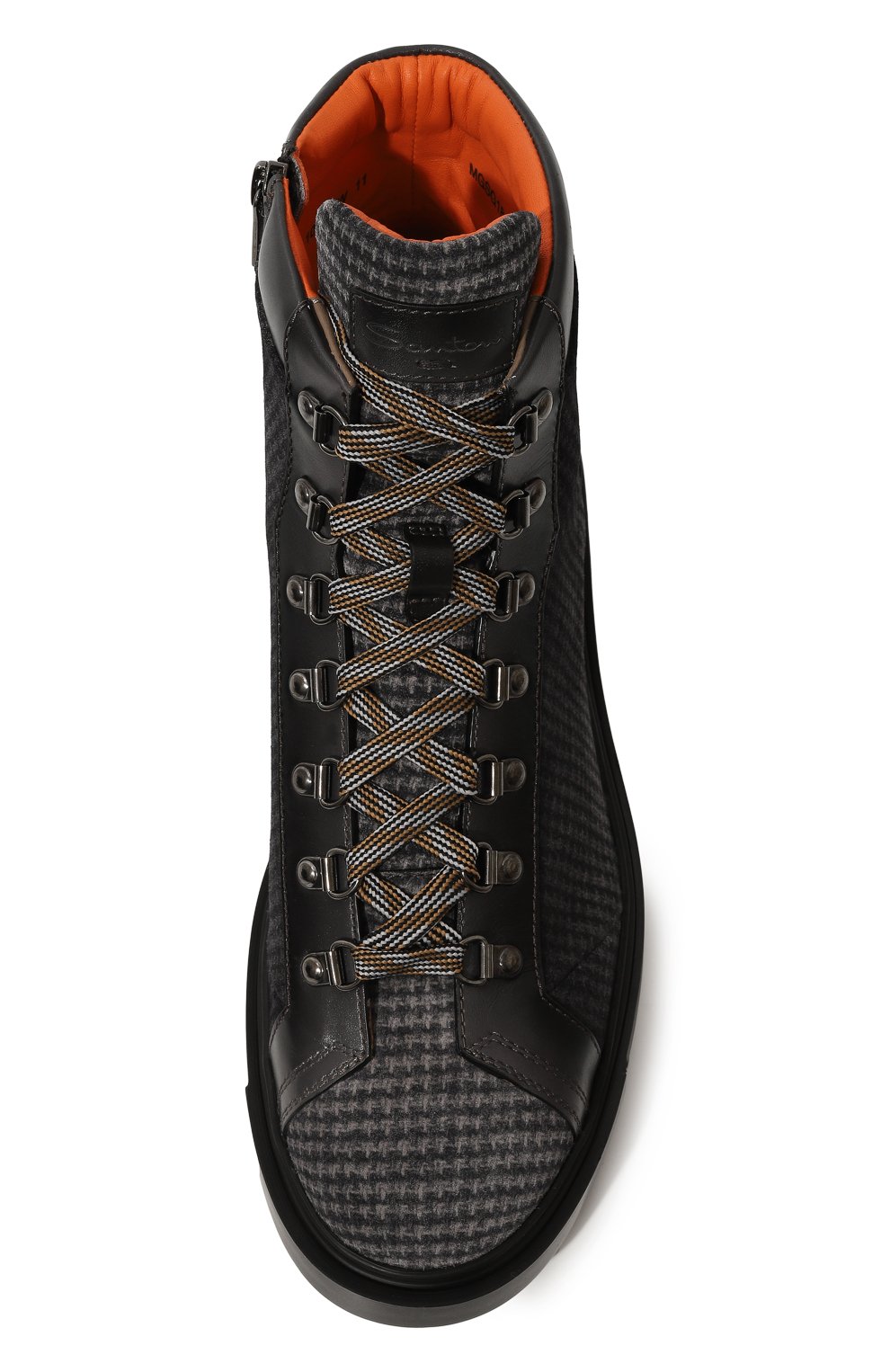 Текстильные ботинки stmoriz SANTONI, арт. MGSG18190NERBQDN, фото 6