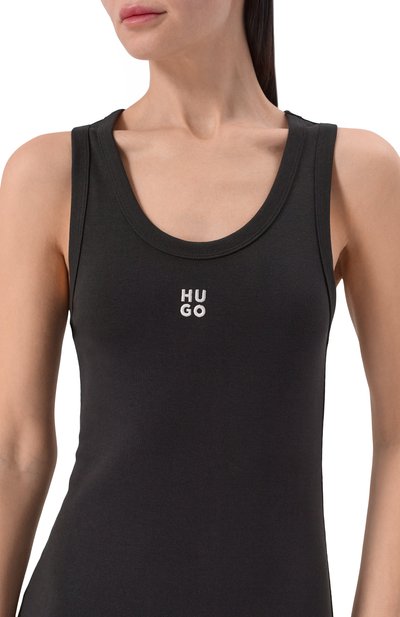 Хлопковое платье HUGO, арт. 50514521, фото 4