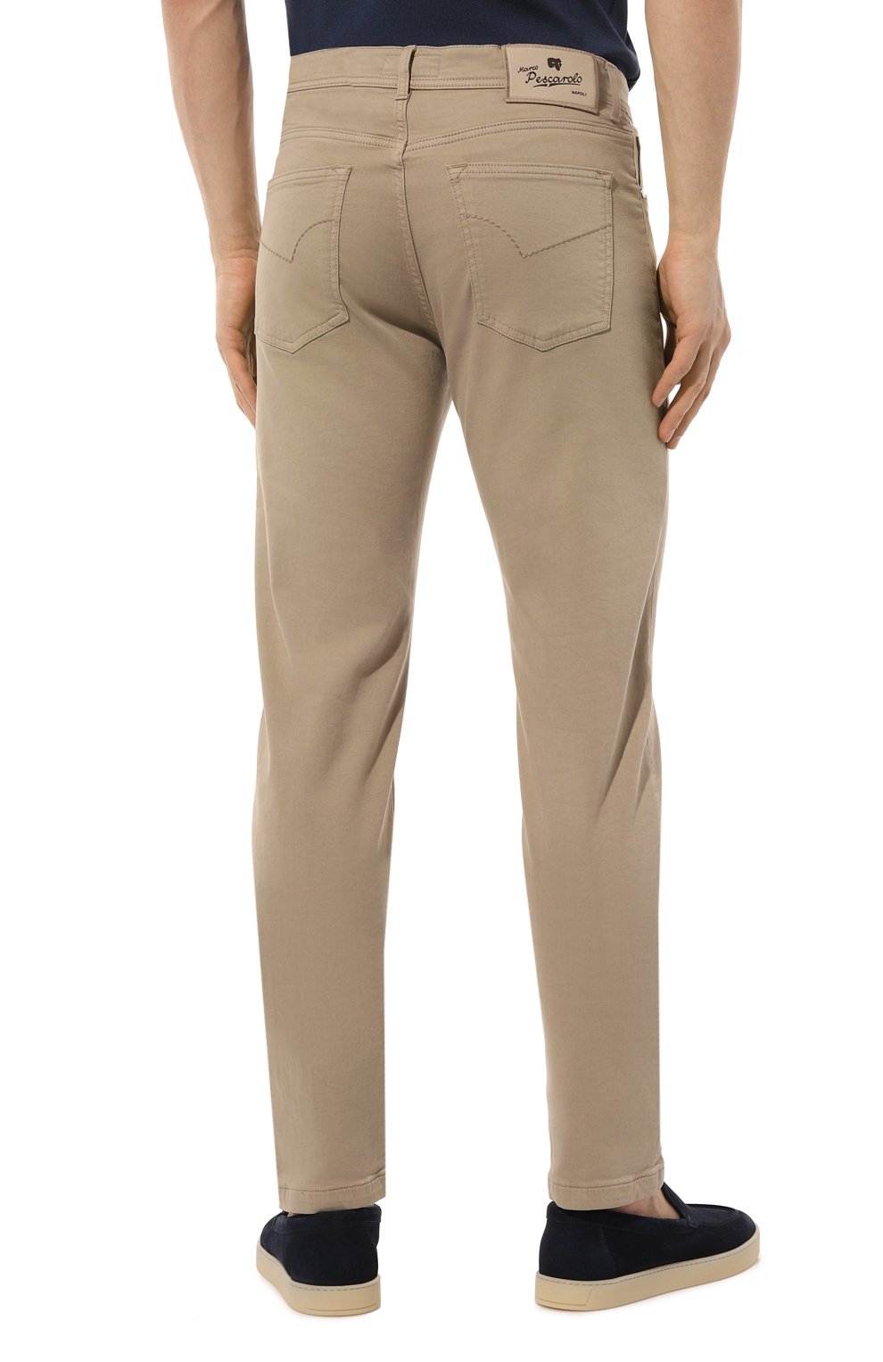 Брюки из хлопка и шелка MARCO PESCAROLO, арт. NERAN0M18/47J01, фото 4