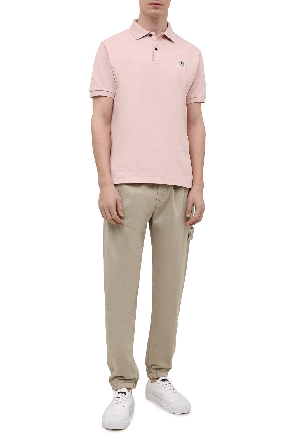 Джоггеры из хлопка и шерсти STONE ISLAND, арт. 7415317F2, фото 2