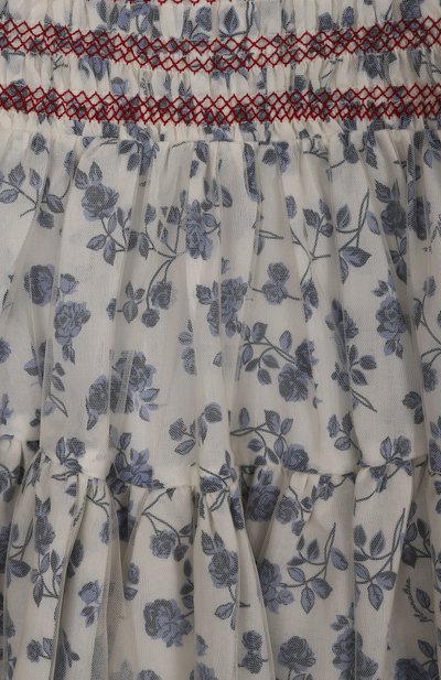 Платье из хлопка и шелка MONNALISA, арт. 11F907, фото 3