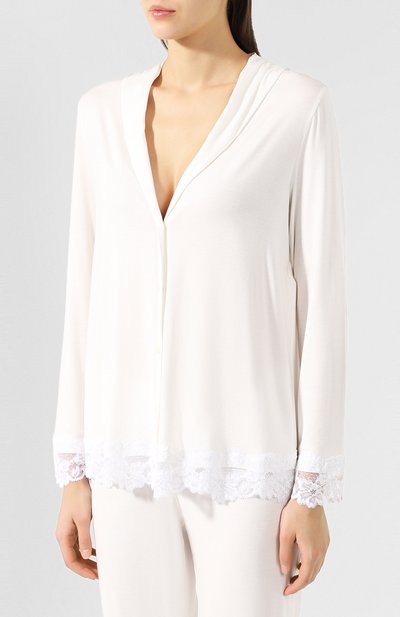 Пижама LA PERLA белого цвета по цене 43650 руб., арт. 0043600, фото 2 Пижама LA PERLA, арт. 0043600, фото 2