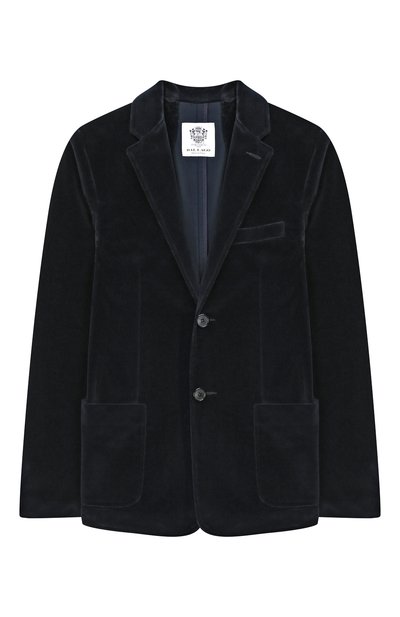 Хлопковый пиджак DAL LAGO темно-синего цвета по цене 28800 руб., арт. W004/8727/7-12, фото 1 Хлопковый пиджак DAL LAGO, арт. W004/8727/7-12, фото 1