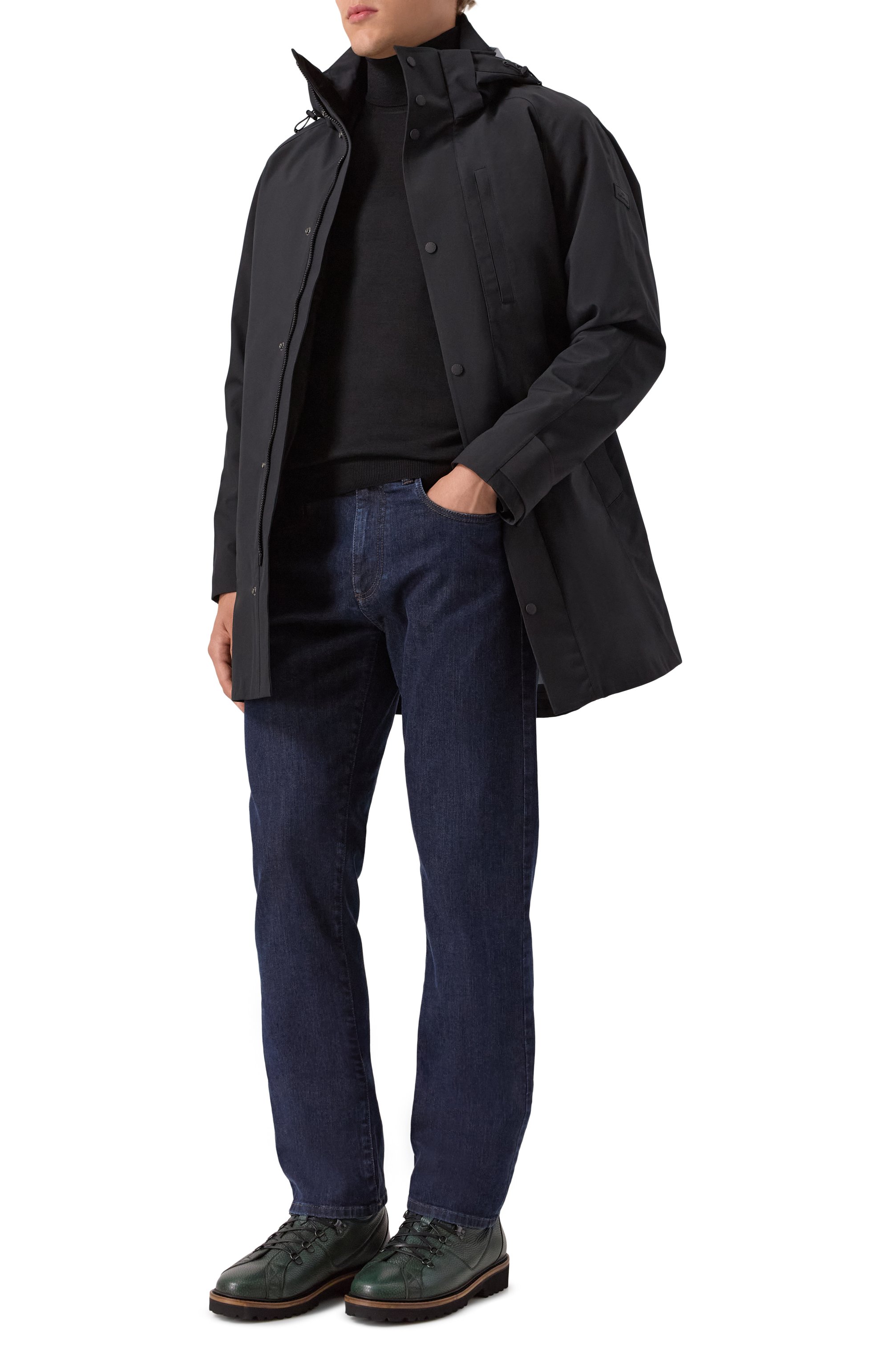 Кожаные ботинки KITON, арт. USSA175N0012615, фото 2