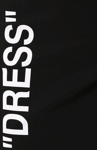 Платье из вискозы OFF-WHITE черного цвета по цене 53100 руб., арт. 0WDB176E19E021211001, фото 5 Платье из вискозы OFF-WHITE, арт. 0WDB176E19E021211001, фото 5