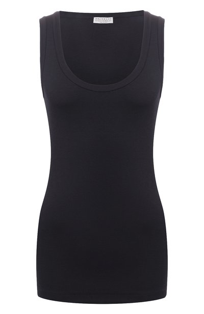 Женский хлопковый топ BRUNELLO CUCINELLI, арт. M0TC836S60