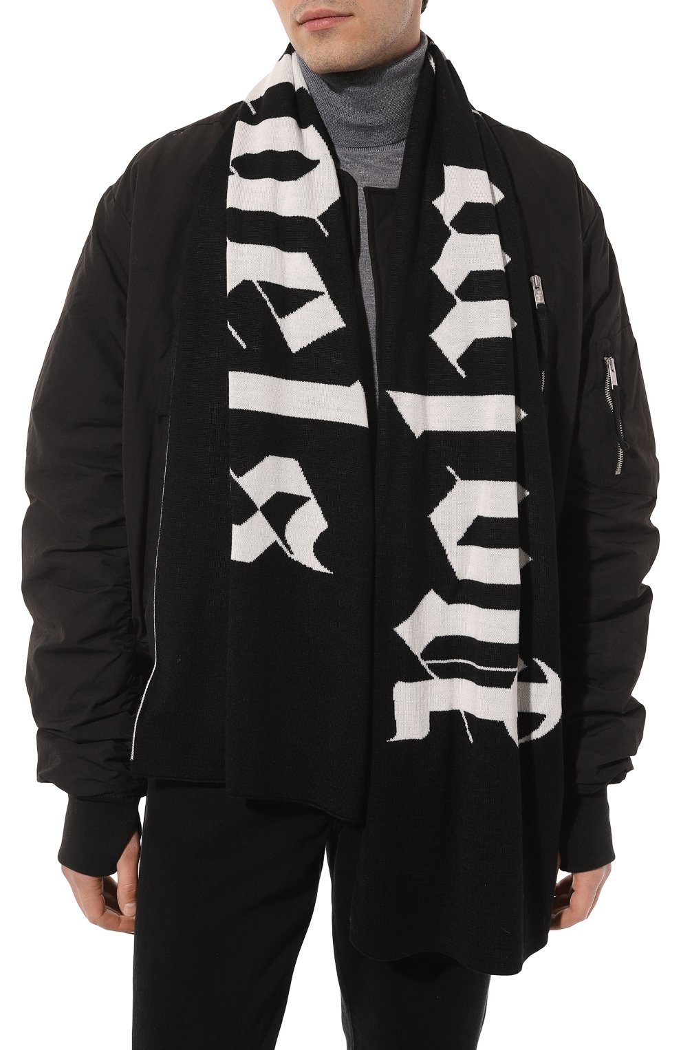 Шарф PALM ANGELS, арт. PMMA025F23KNI0011003, фото 2