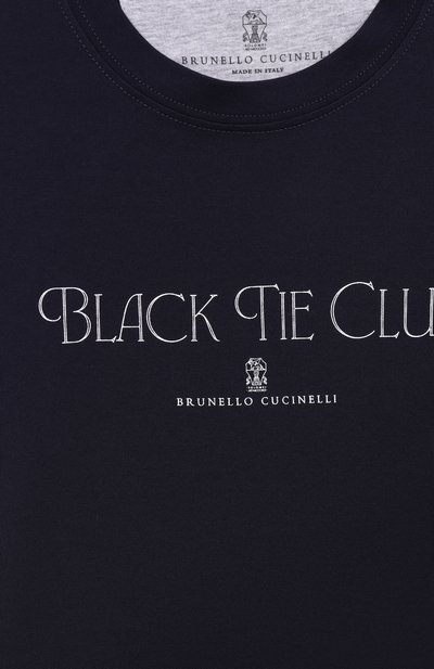 Хлопковая футболка BRUNELLO CUCINELLI, арт. B0B13S154B, фото 3
