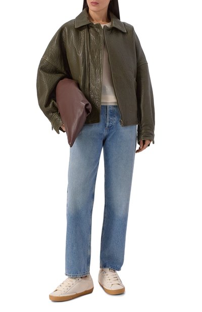 Кожаные кеды super-star GOLDEN GOOSE DELUXE BRAND кремового цвета по цене 84500 руб., арт. GWF00828.F006572, фото 3 Кожаные кеды super-star GOLDEN GOOSE DELUXE BRAND, арт. GWF00828.F006572, фото 3