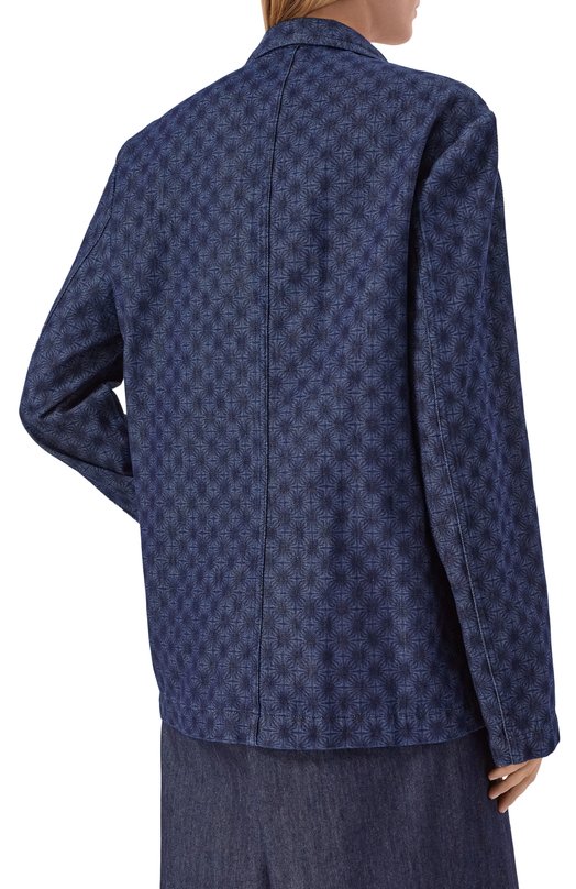 Джинсовый жакет Dries Van Noten 130516/3387 Синий  130516/3387 Фото 4