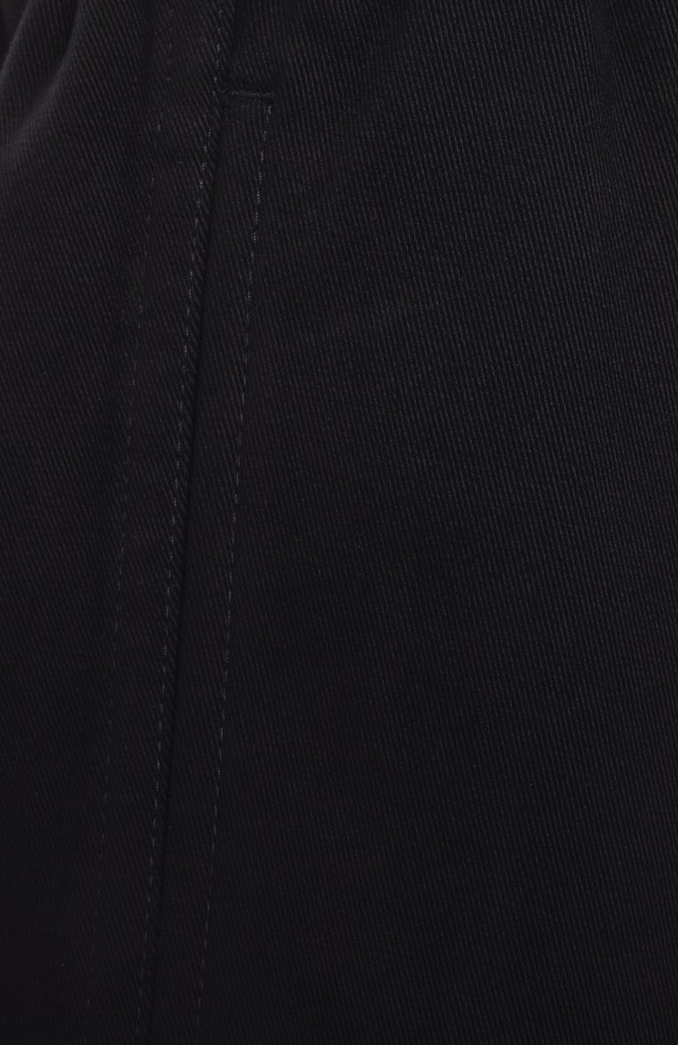 Мужские хлопковые брюки BURBERRY черного цвета, арт. 8105429 | Фото 6 (Длина (брюки, джинсы): Стандартные; Материал внешний: Хлопок; Случай: Повседневный; Стили: Кэжуэл)