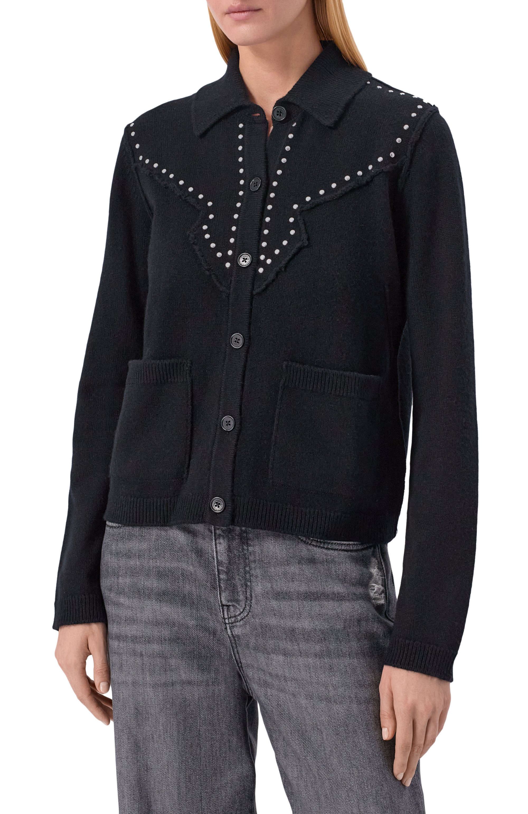 Кардиган из шерсти и кашемира ZADIG AND VOLTAIRE, арт. KWCA01648, фото 3