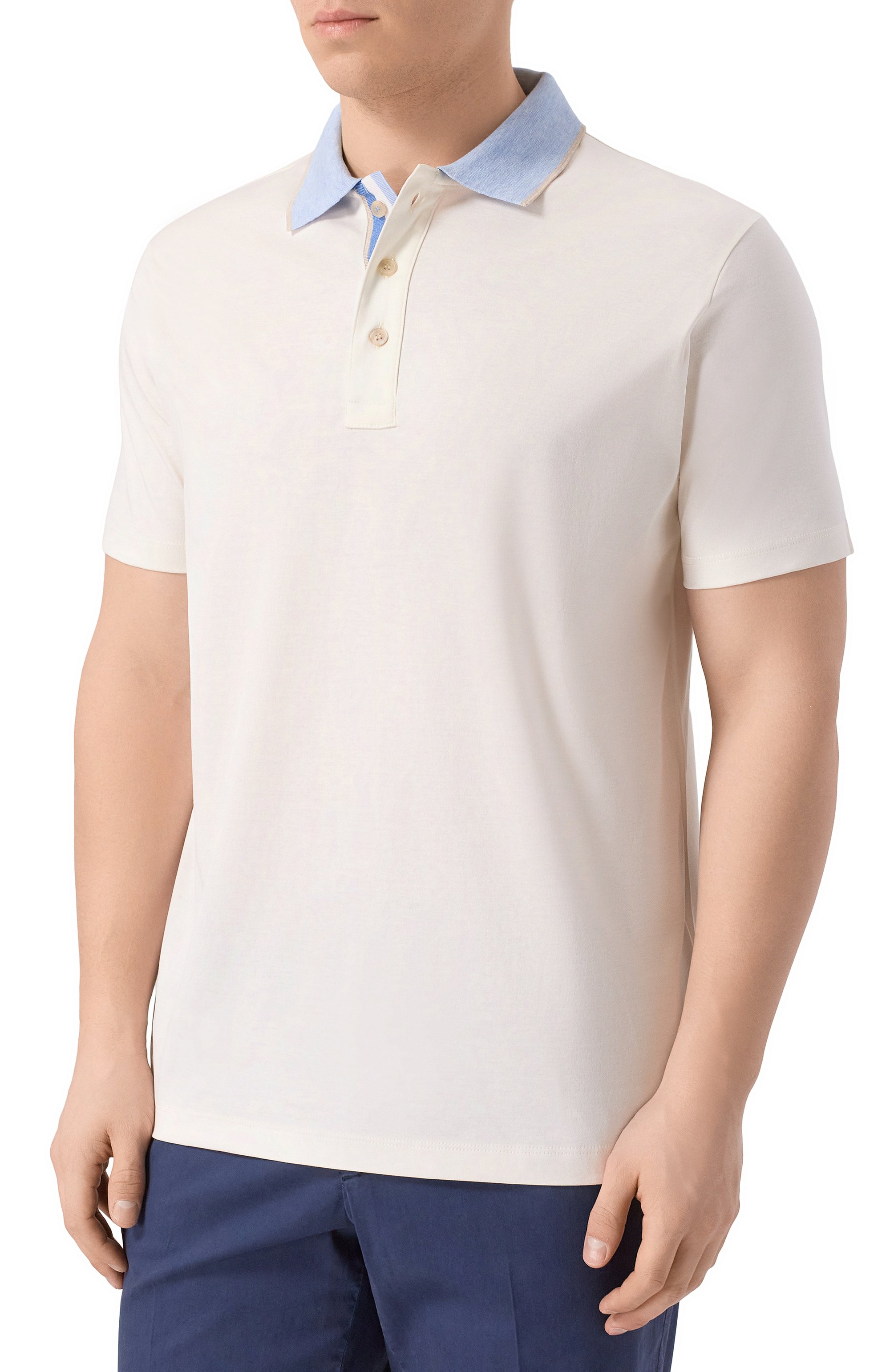 Хлопковое поло PAUL&SHARK, арт. 26411214, фото 3