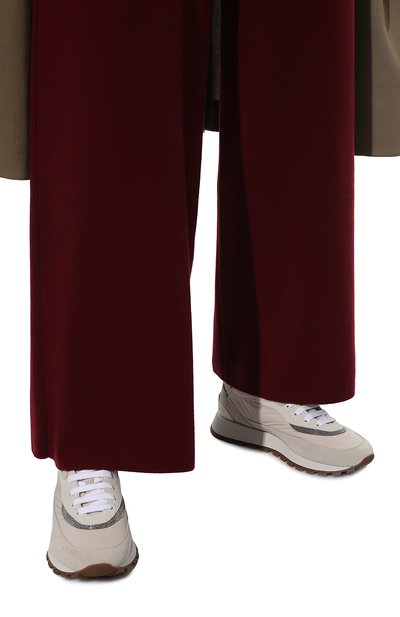 Комбинированные кроссовки BRUNELLO CUCINELLI, арт. MZSFG2193, фото 3