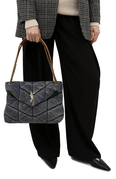 Сумка puffer loulou medium SAINT LAURENT, арт. 577475/2PT67, фото 2