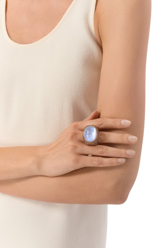 Кольцо Remember me Queensbee 102151 Голубой  102151 Фото 2