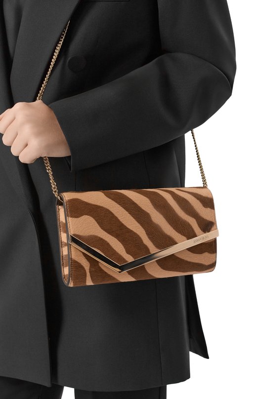 Клатч Emmie Jimmy Choo EMMIE Коричневый  EMMIE Фото 2