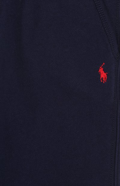 Спортивные брюки из хлопка на кулиске с вышивкой POLO RALPH LAUREN, арт. 321536703, фото 3