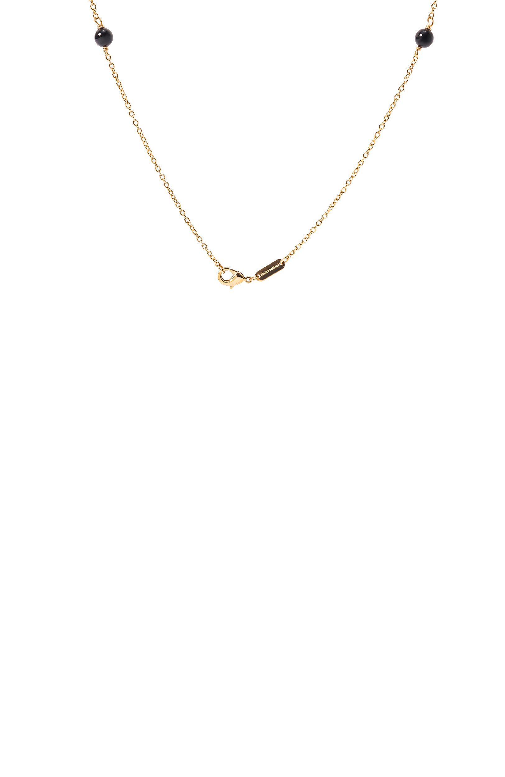 Колье DOLCE & GABBANA золотого цвета по цене 42100 руб., арт. WNP4C2/W1111, фото 4 Колье DOLCE & GABBANA, арт. WNP4C2/W1111, фото 4