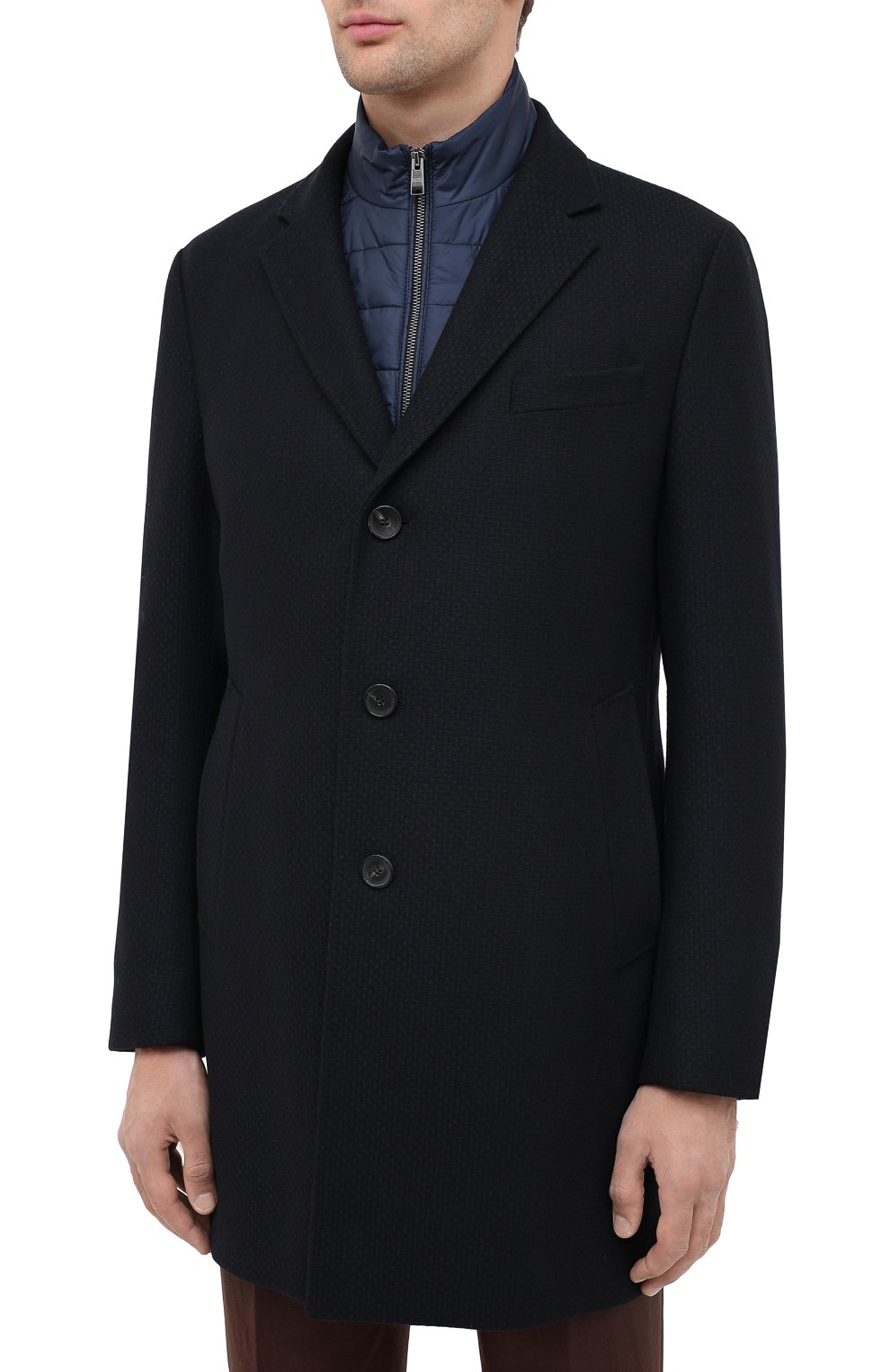 Шерстяное пальто BOSS, арт. 50438654, фото 3