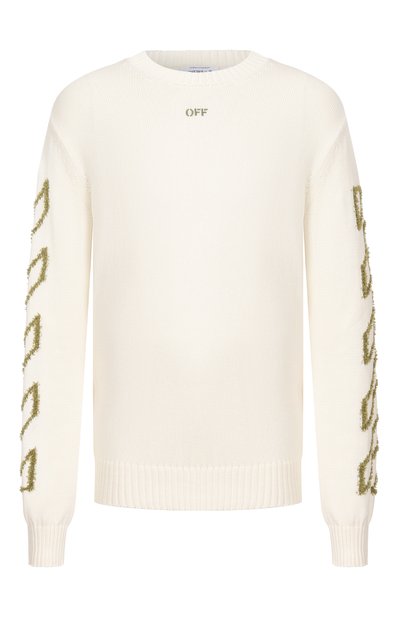 Мужской хлопковый свитер OFF-WHITE, арт. 0MHE087S26KNI001