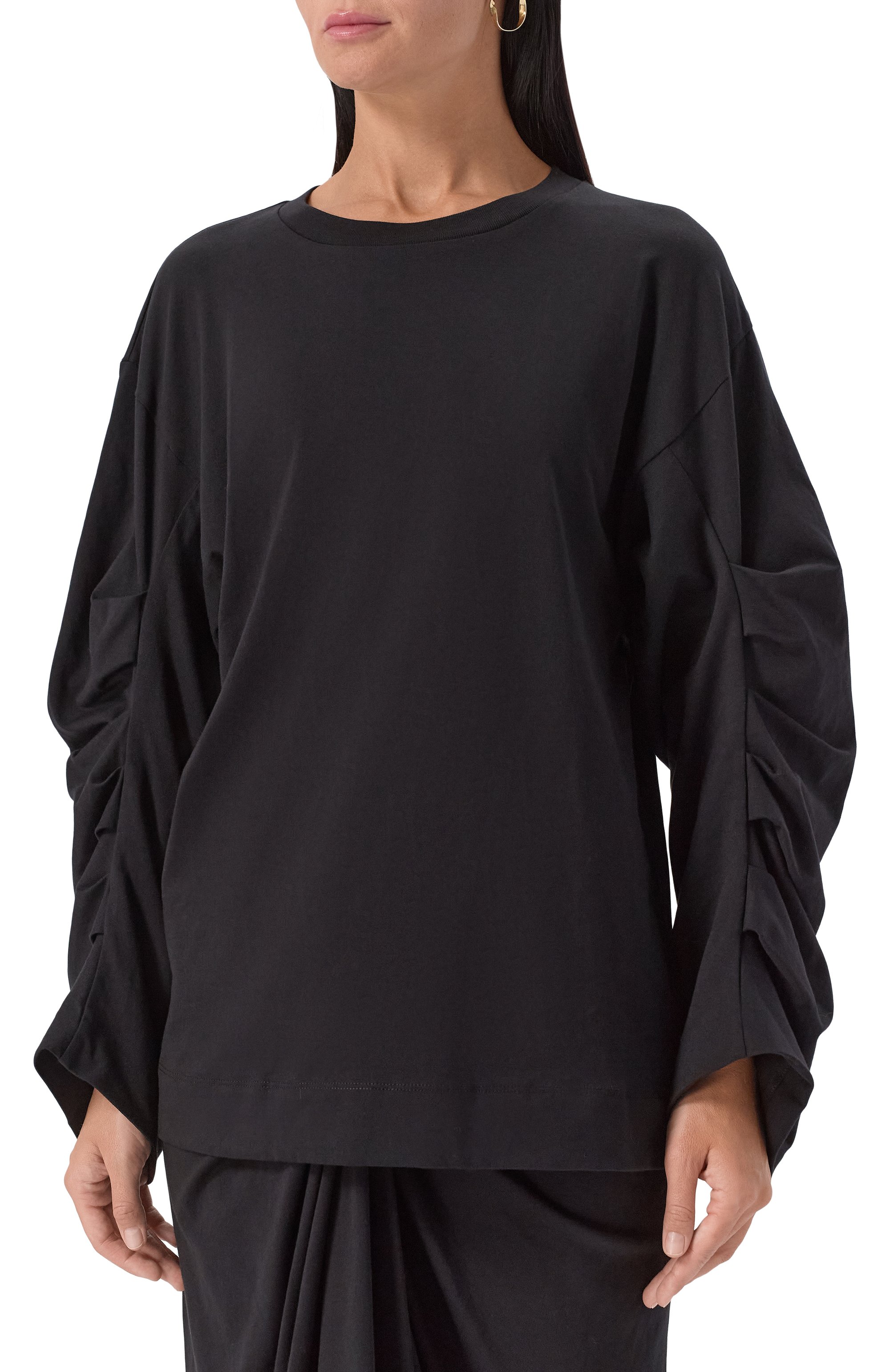 Хлопковый лонгслив DRIES VAN NOTEN, арт. 011110-2603-900, фото 3