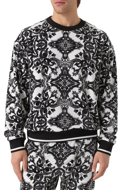 Хлопковый свитшот DOLCE & GABBANA, арт. G9AHST/HJMP9, фото 3